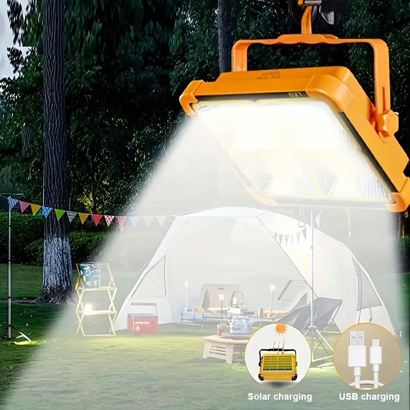 Smart Garden Solar Lights - ไฟฉายพลังงานแสงอาทิตย์แบบพกพา ความสว่างสูง ชาร์จซ้ำได้ เหมาะสำหรับสวน กิจกรรมกลางแจ้ง ตั้งแคมป์