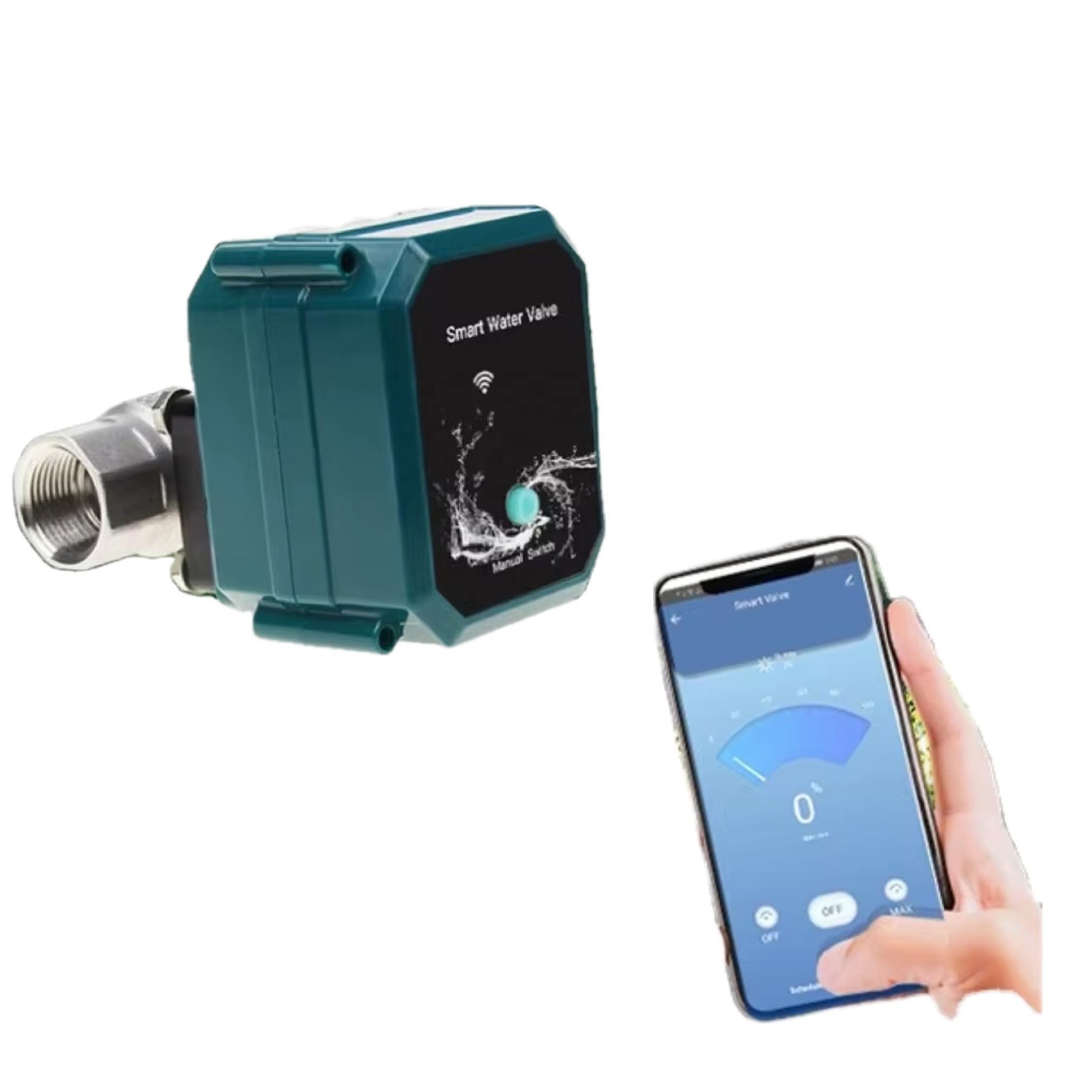 Smart Garden Water Features - ระบบชลประทานน้ำอัจฉริยะควบคุมด้วย WiFi พร้อมฟังก์ชันตัดน้ำอัตโนมัติสำหรับฟาร์มและสวน โครงสร้างแบบลูกบอลใช้พลังงานไฟฟ้า