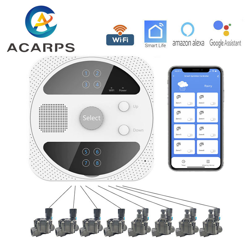 Smart Garden Instructions - WiFi สมาร์ทชลประทาน Controller สมาร์ทชลประทาน Solenoid วาล์วรดน้ําระบบสวนชลประทาน