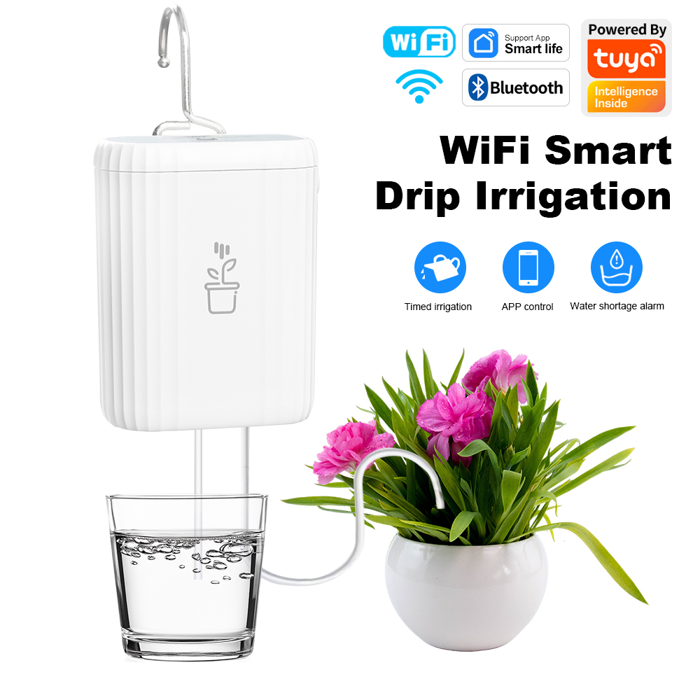 Smart Garden Devices - ระบบให้น้ำหยดอัตโนมัติแบบสมาร์ท WiFi สำหรับสวน ต้นไม้ ดอกไม้ พร้อมหัวฉีดน้ำ