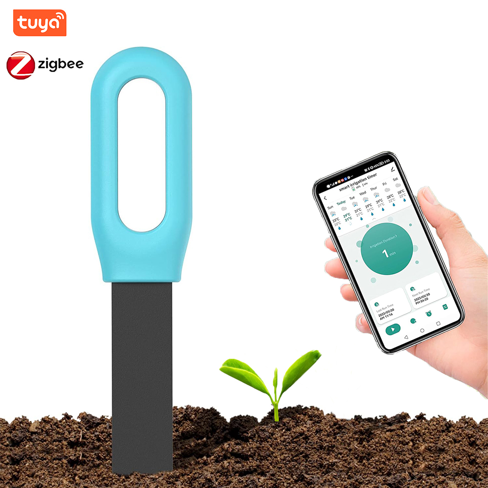 Smart Garden Zigbee - เครื่องวัดความชื้นและอุณหภูมิดินอัจฉริยะ Tuya Bluetooth Zigbee พร้อมเซ็นเซอร์วัดความชื้น ควบคุมผ่านแอปพลิเคชันมือถือ