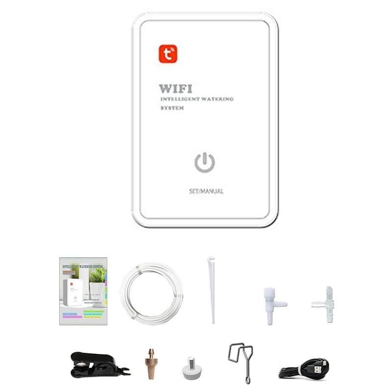 Smart Garden Devices - อุปกรณ์ควบคุมการรดน้ำสวนอัจฉริยะ ABMR-Tuya Smart Wifi ระบบให้น้ำหยดอัตโนมัติ ชุดอุปกรณ์ระบบน้ำหยด