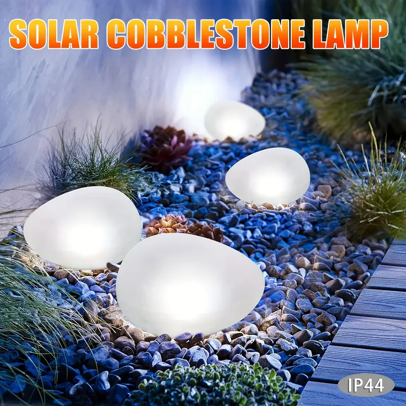 Smart Garden Solar Lights - ไฟกรวดพลังงานแสงอาทิตย์ 1/2 แพ็ค - การตกแต่งกันน้ํากลางแจ้งสําหรับสวน /