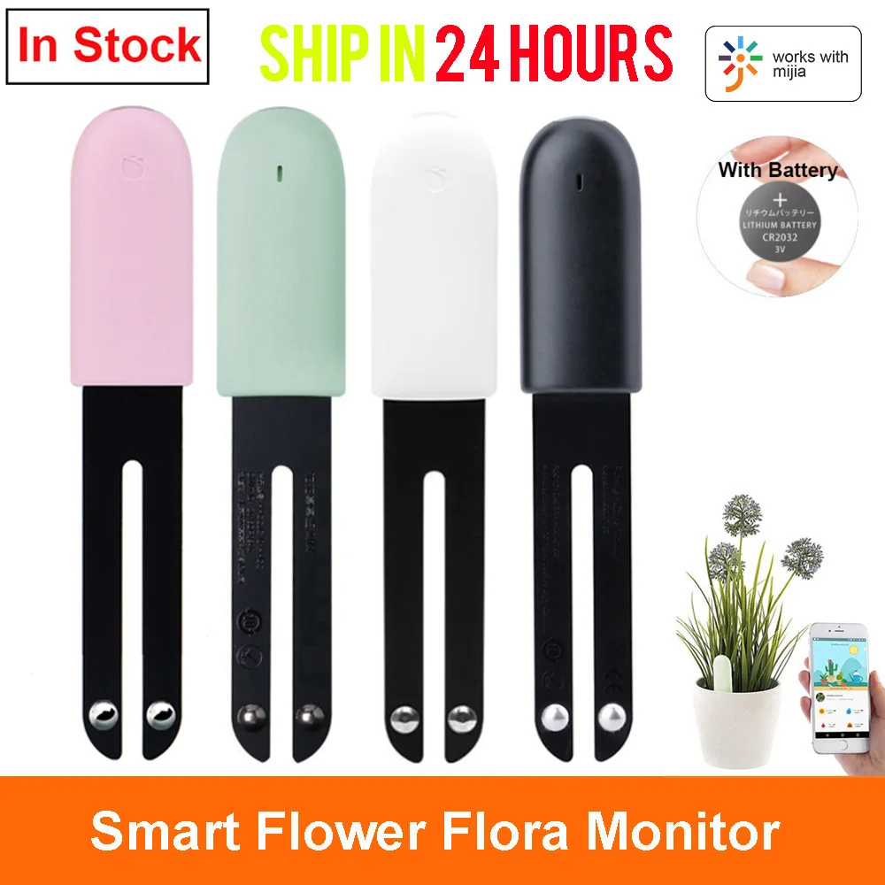 Smart Garden Monitor - HHCCC เครื่องตรวจสอบการดูแลพืชในสวนสวนพืชหญ้าดินน้ำความอุดมสมบูรณ์เซนเซอร์เครื่องตรวจจับดอกไม้สำหรับแอป Mijia ในบ้าน
