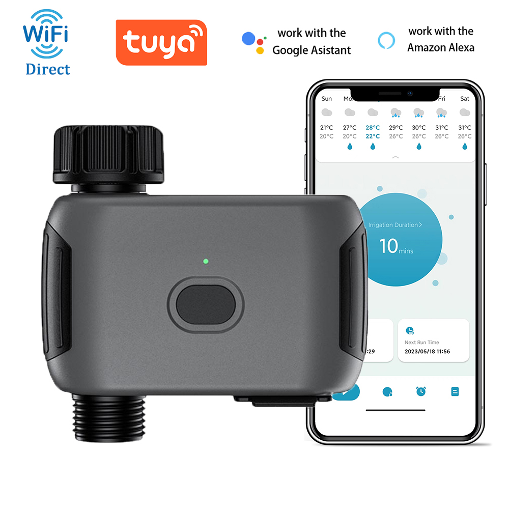 Smart Garden Devices - ตัวตั้งเวลาสปริงเกลอร์อัตโนมัติ Insoma Wifi ระบบชลประทานอัตโนมัติ ควบคุมระยะไกล ตัวตั้งเวลาให้น้ำอัจฉริยะสำหรับสวน