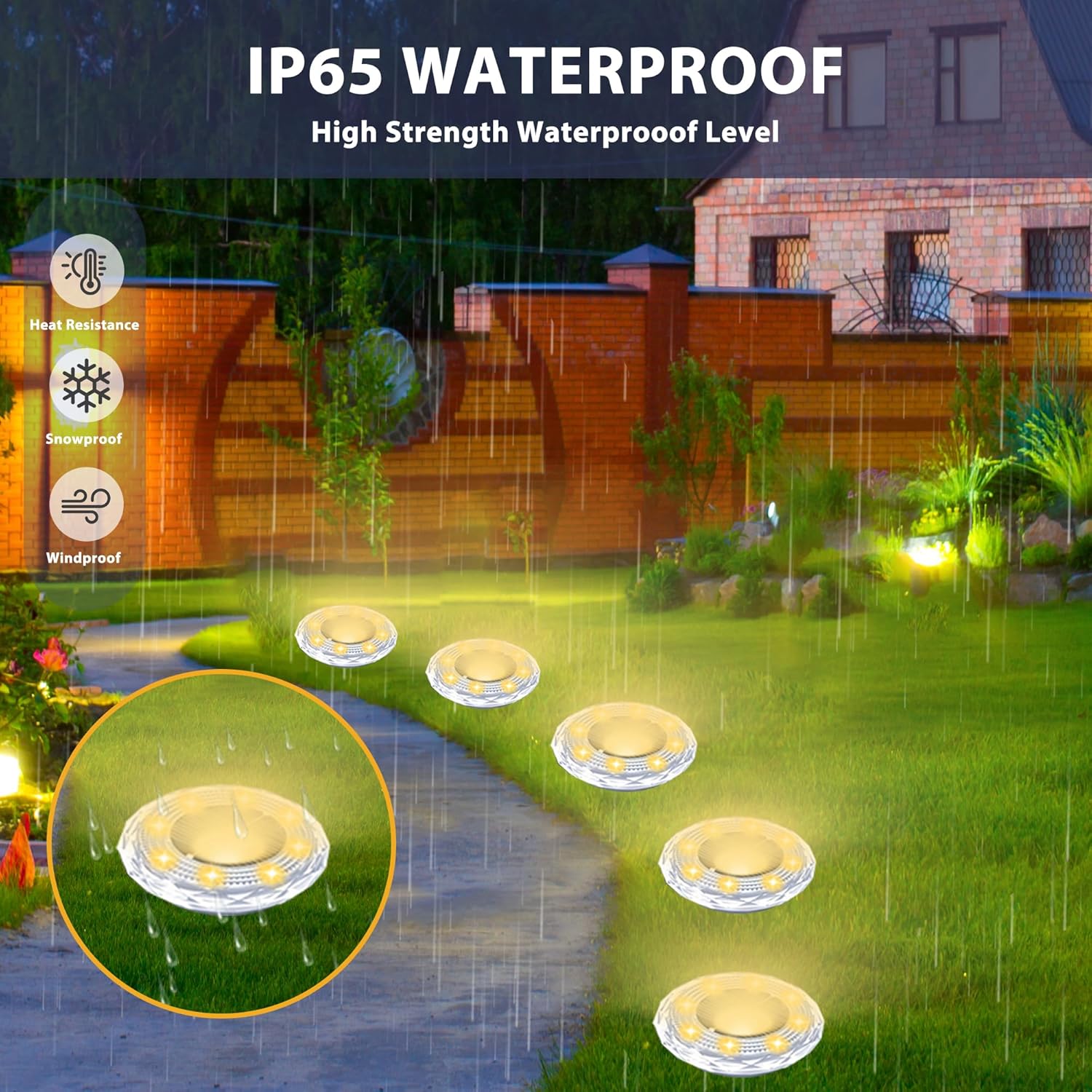 ไฟใต้ดินพลังงานแสงอาทิตย์ 4/8  - Smart Garden Solar Lights บทวิจารณ์และราคา