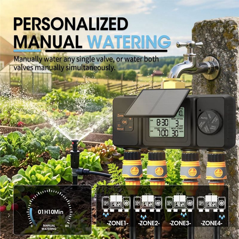 ABYN-Solar ตัวตั้งเวลาการรดน้ำ - Smart Garden Tap Timer บทวิจารณ์และราคา