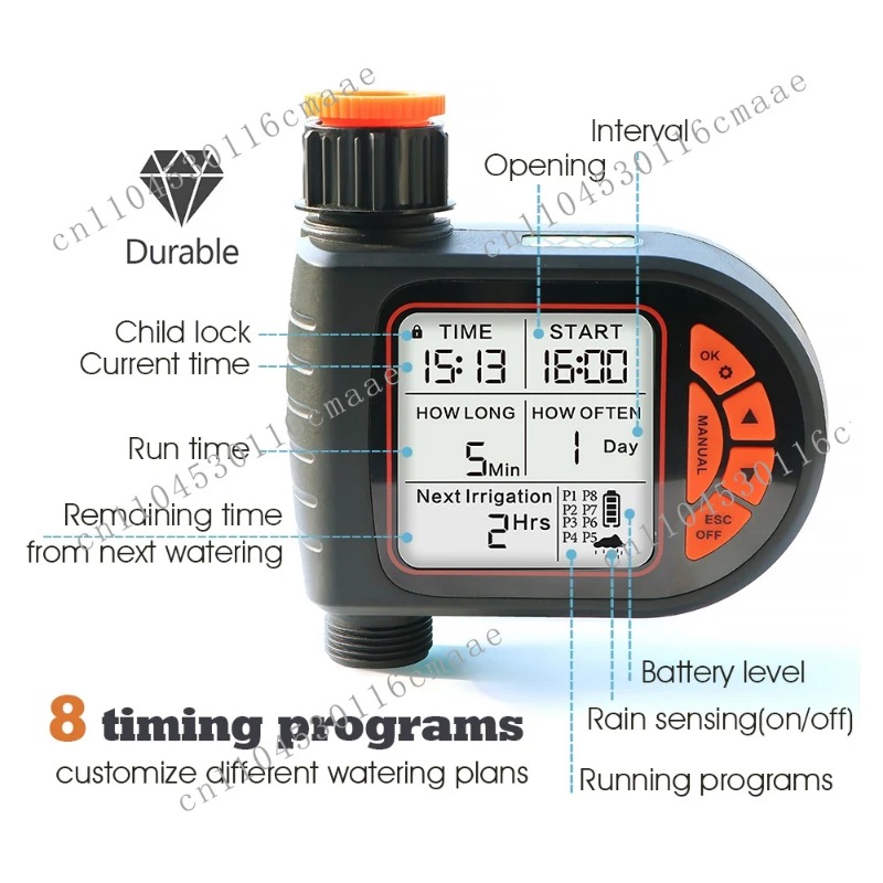 ตัวควบคุมการรดน้ำอัตโนมัติกลาง - Smart Garden Tap Timer บทวิจารณ์และราคา
