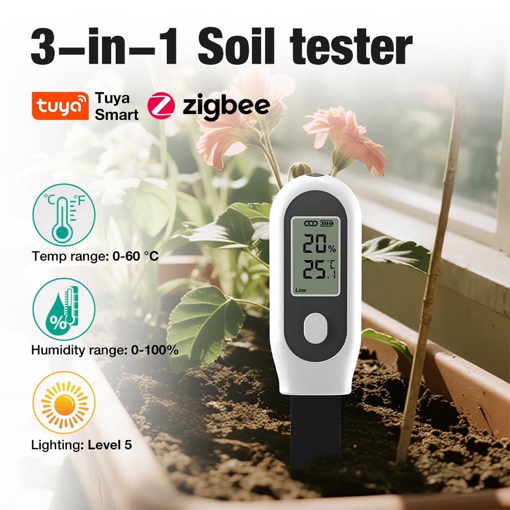 เครื่องวัดดิน 3 in 1 แบบ Zigbe - Smart Garden Zigbee บทวิจารณ์และราคา