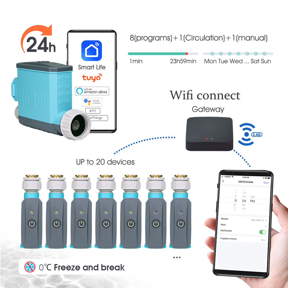 WiFi/Blueteeth Water Timer พร้ - Smart Garden Tap Timer บทวิจารณ์และราคา