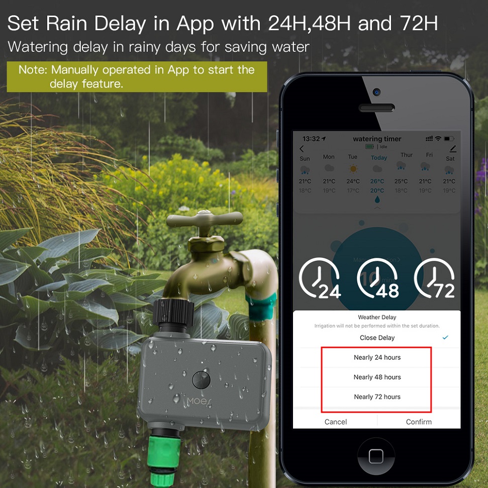 ระบบรดน้ำในสวนแบบบลูทูธ, เครื่ - Smart Garden Tap Timer บทวิจารณ์และราคา