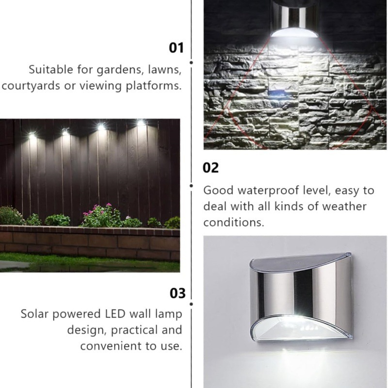 ไฟสวนพลังงานแสงอาทิตย์ 2 ชิ้น  - Smart Garden Solar Lights บทวิจารณ์และราคา