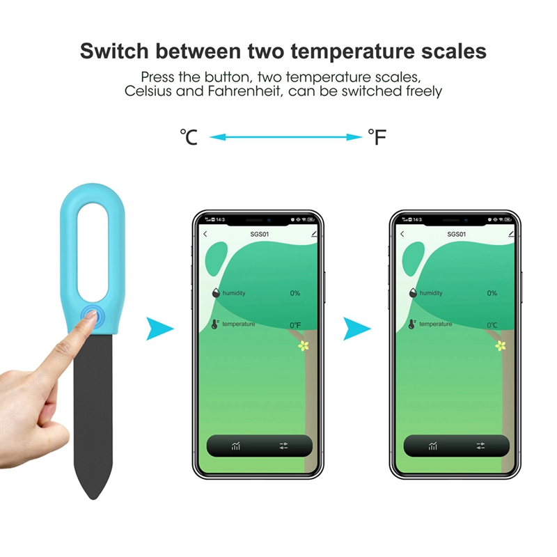 เครื่องวัดความชื้นและอุณหภูมิด - Smart Garden Zigbee บทวิจารณ์และราคา