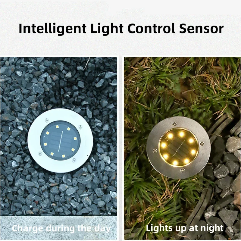 4ชิ้นไฟไฟติดสวนพลังงานแสงอาทิต - Smart Garden Solar Lights บทวิจารณ์และราคา